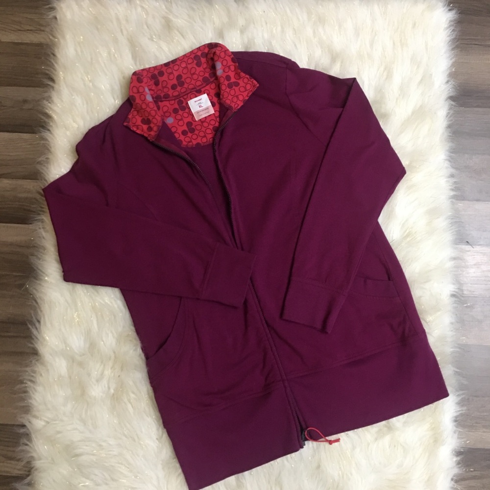 Old Navy activewear zip front jacket size XL